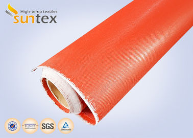 1mm Thick Both Side Silicone Rubber Coated Fabric Expansion Joint Material For Heat / Cold Insulation