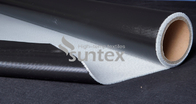 Single Side Silicone Coated Fiberglass Cloth Black Silicone Fabric for Fabric Duct Expansion Joints