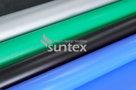 Single Side Silicone Coated Fiberglass Cloth Black Silicone Fabric for Fabric Duct Expansion Joints