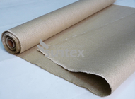 High Temperature Resistant Vermiculite Coated Fiberglass Fabric For Heat Shield Containment