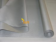 Fireproof Satin Weave Silicone Rubber Coated Fiberglass Fabric/cloth Roll For Fire Curtain