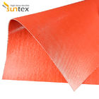 Gray and red Color Silicone Coated Fiberglass Fabric For Fabric Expansion Joints