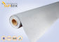0.65mm 700℃ Stainless Steel Wire Reinforced Pu Coated Fiberglass Cloth For Fireproof Curtain