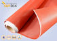1mm Thick Both Side Silicone Rubber Coated Fabric Expansion Joint Material For Heat / Cold Insulation