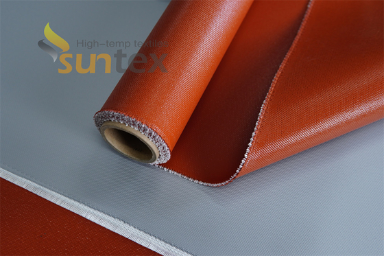 Fireproof & Waterproof High-temperature silicone coated glass fabric provides greater abrasion resistance