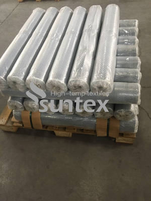 High Strength Flame Retardant Silicone Coating Fiberglass Fabric  For Welding Curtains & Blankets