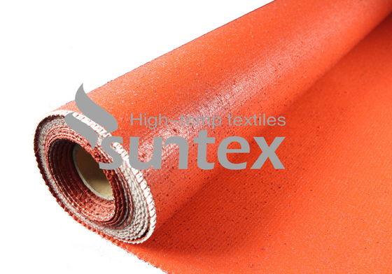 High Strength Silicone Rubber Coated Fiberglass Cloth Waterproof Oilproof