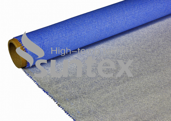Heat Resistant Rubber Woven Roving Glass Fiber Fabric Silicone Coated Fiberglass