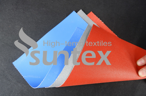 Thermal Insulation Silicone Rubber Coated Fiberglass Cloth Roll For Fireproof Blanket