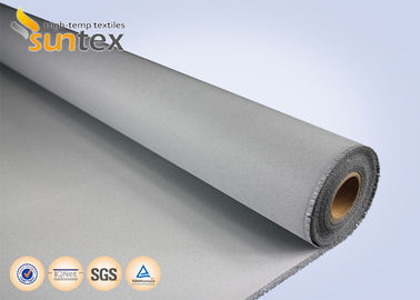 Flexible Thermal Fireproof Material Pu Coated Fiberglass Fabric flexible duct connector
