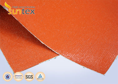 High temperature fabric cloth Silicone rubber coated fiberglass cloth  high-strength, high-temperature-resistant