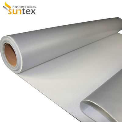 Gray and red Color Silicone Coated Fiberglass Fabric For Fabric Expansion Joints