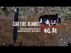 Coperte antincendio per auto elettriche Suntex Esperimento congiunto con l'Università di Hainan