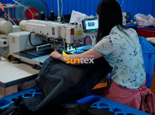 EV Car Fire Blanket with Oxygen Deprivation for Lithium-Ion Battery Fires and Easy Deployment