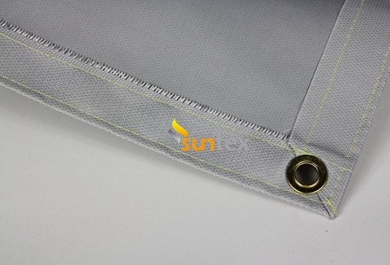 1.2x1.2m Suntex Coated Fiberglass Fabric Fireproof Test