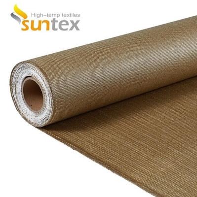 High temperature resistant fabrics Vermiculite Coated Fiberglass Fabric For Expansion Joints