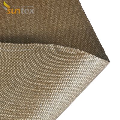 High temperature resistant fabrics Vermiculite Coated Fiberglass Fabric For Expansion Joints