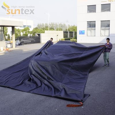 Gray High-Performance Suntex Fire Blanket Slows Battery Thermal Runaway with Oxygen Deprivation for EV Safety
