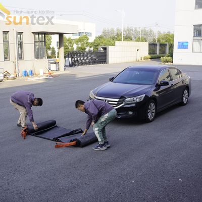 EV Car Fire Blankets  With 550C/1000C Thermal Resistance