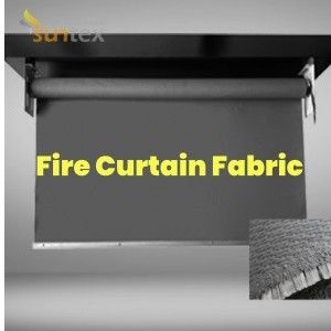Fire Curtain Fabric Fire Resistant Silicone Coated Fiberglass Fabric