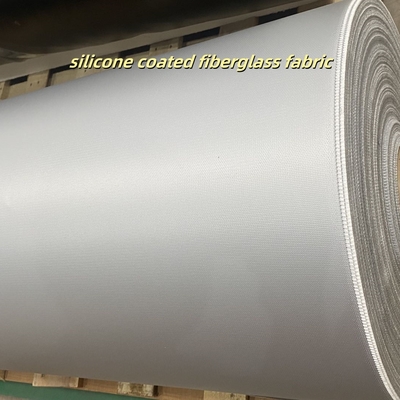 E-Glass Silicone Coated Fiberglass Fabric Fireproof Heat Resistant