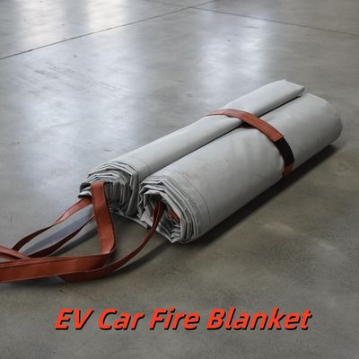 EV Car Fire Blanket Gray 550℃ Thermal Resistance