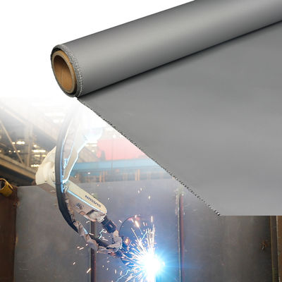 M0 Certified PU Coated Fiberglass Fabric 460 g/sqm 0.41 mm for Passive Fire Control Systems