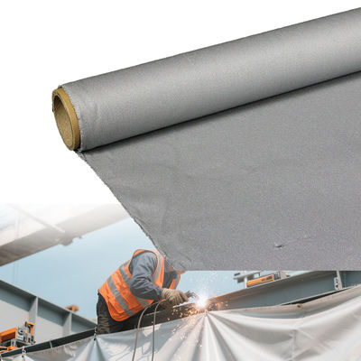 Industrial Splash Proof PU Coated Fiberglass Fabric with 1800C Temperature Resistance and 1m/1.3m/1.5m/1.52m/1.55m Width