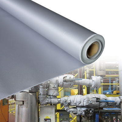 Alkali Free Silicone Coated Fiberglass Fabric with 1 / 1.2 / 1.5 meter Width and 50 m / 100 m Roll Length