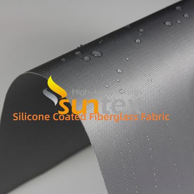 Corrosion Resistant Weatherproof Anti-Aging Silicone Coated Fiberglass Fabric for Heat Insulation