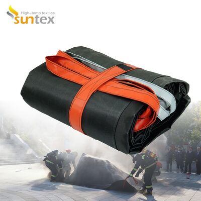 Emergency Car Fire Blanket with 550℃/1000℃ Thermal Resistance for Oxygen Deprivation and Easy Deployment