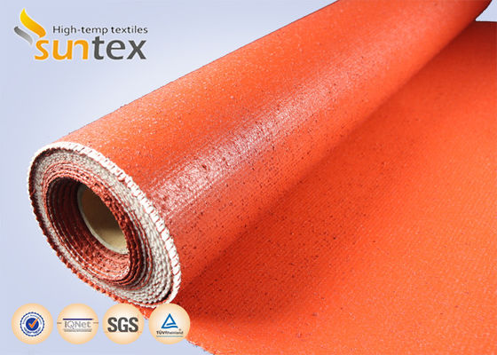 Fireproof Heat-Resistant Silicone-Coated Fiberglass Fabric (850g/m²)