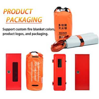 EV Car Fire Blanket with 550℃/1000℃ Thermal Resistance and Oxygen Deprivation for Electric Vehicles Compliant with EN 13501 European Standards