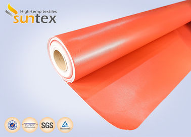 Silicone Rubber Coated Fiberglass Fabric Heavy-duty Insulation Material Withstand Temperatures Up To 550°C
