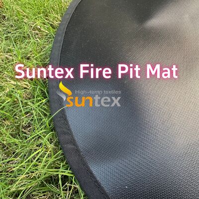 550°C Heat Resistant Fire Pit Mat with Customizable Size and Multi-Layer Structure for Outdoor Safety