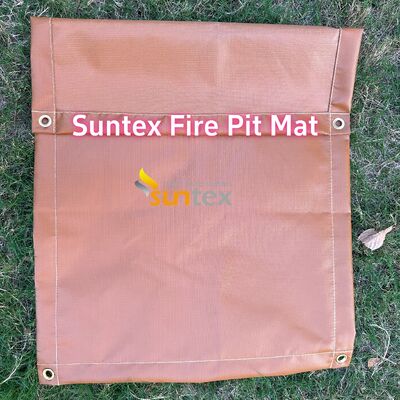 550C Heat Resistant Fire Pit Mat with Customizable Size and Multi-Layer Structure for Grill Protection