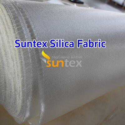 High Temperature Resistant High Silica Fiberglass Cloth 18 oz/sqy with 1000℃ 1800℉ Heat Protection
