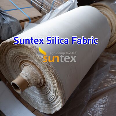 22 Years Factory Silica Fabric 1000℃ Long Term Heat Resistant Silica Insulation Cloth ISO9001 SGS Certified
