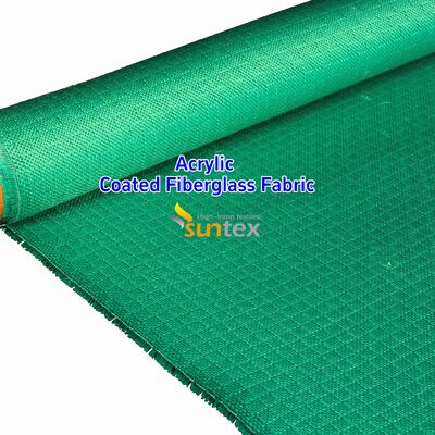 High Temperature 550 Degree C Fire Resistant Fiberglass Fabric with Acrylic Coating for Welding Blankets - Easy to Sew and Cut