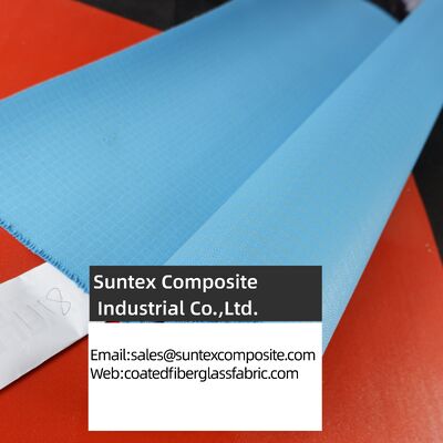 Fire Retardant Silicone Coated Fiberglass Fabric with Customizable Color and Temperature Resistance -50°C to 550°C