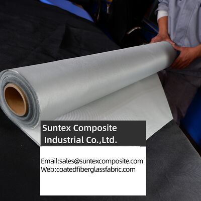 Fireproof High Temperature Resistance 4H Satin Weave Silicone Coated Fiberglass Fabric