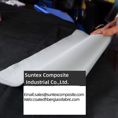Fireproof High Temperature Resistance 4H Satin Weave Silicone Coated Fiberglass Fabric
