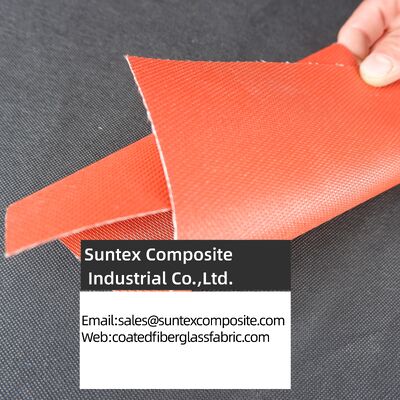 High Temperature Resistant Fireproof Silicone Coated Fiberglass Fabric for Thermal Insulation Cover