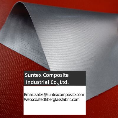 High Temperature Resistant Fireproof Anti-tear Silicone Coated Fiberglass Fabric for Industrial Applications