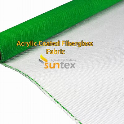 550 Degree C Temperature Resistance Acrylic Coated Fiberglass Fabric Easy to Sew and Cut Fire Resistant Welding Blanket