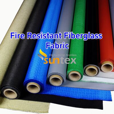 High Temperature Resistance Fire Retardant High Silica Fiberglass Cloth