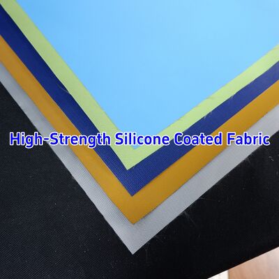 590 g/sqm Weight 0.45 mm Thickness 1.5 meter Width Silicone Coated Fiberglass Fabric Fire Barrier Fabric