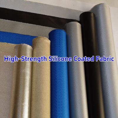 430gsm Double Side Coated Silicone Fiberglass Braided Cloth with Fire Resistance for Thermal Insulation