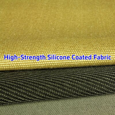 Fire Resistant and Heat Resistant Silicone Coated Fiberglass Fabric with 590 g/sqm Weight