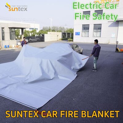 Advanced 6*8M Fiberglass Fire Blanket for EV Battery Fires  